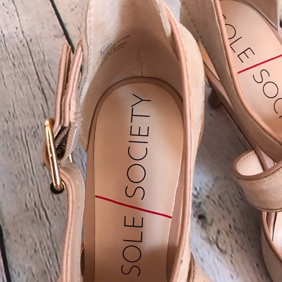 Sole Society Tamra kid suede ankle strap - Picture 6 of 8